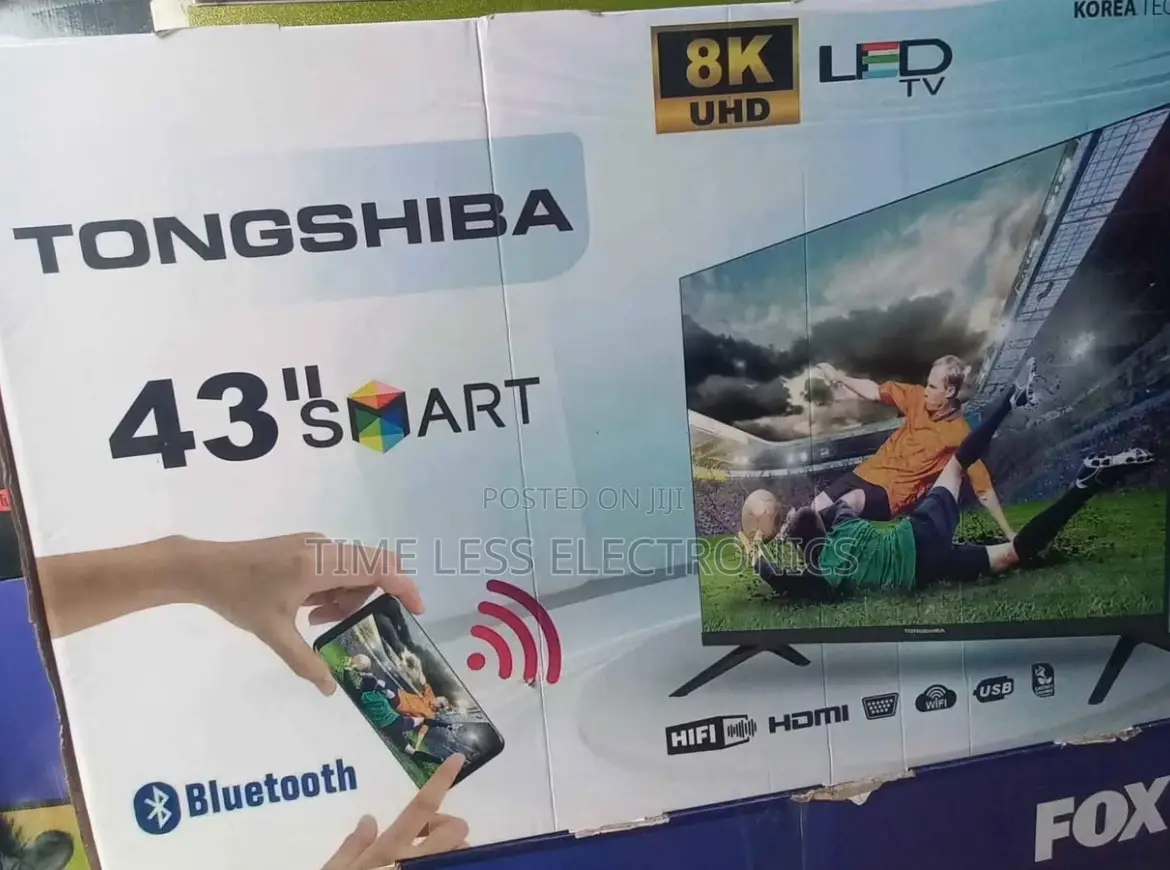 Tongshiba 43” Smart Android Tv – Clear, Stylish Smart!