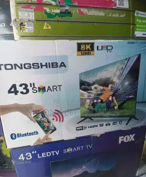 Tongshiba 43” Smart Android Tv – Clear, Stylish Smart!