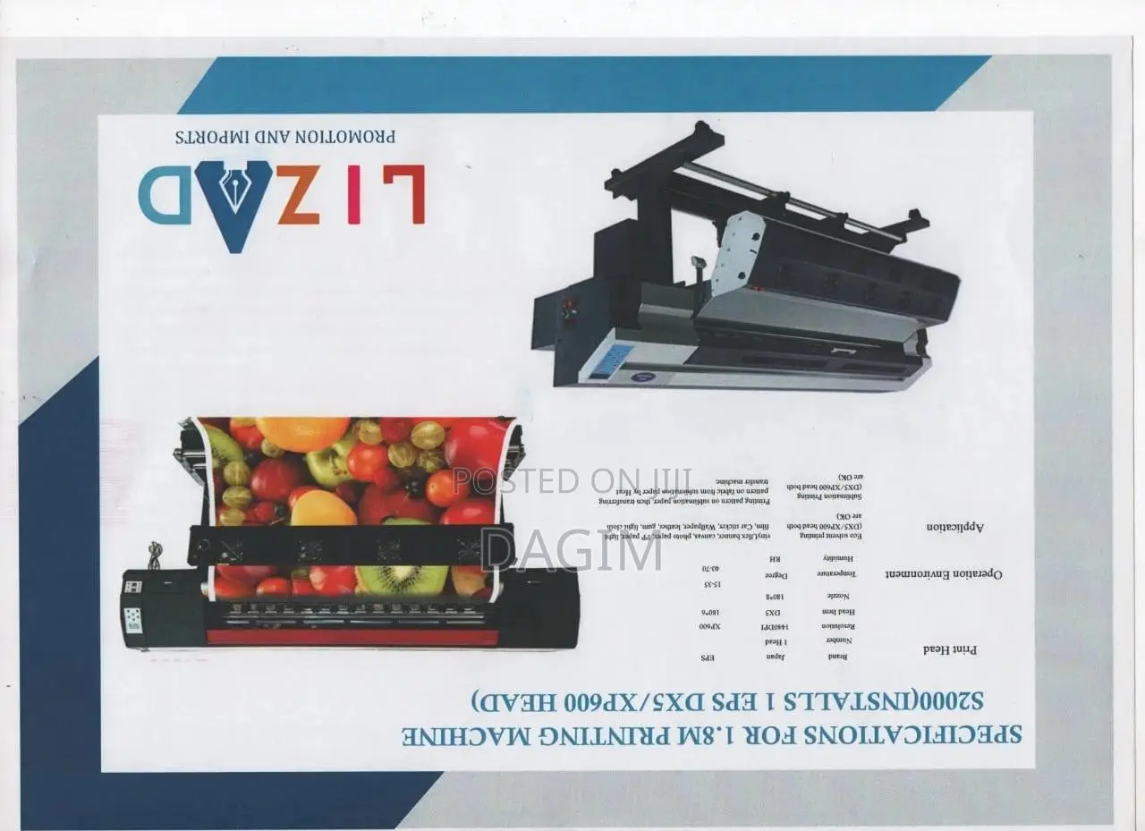 Start Your Own Printing Business – 1.8m Eco-solvent Printer For Sale