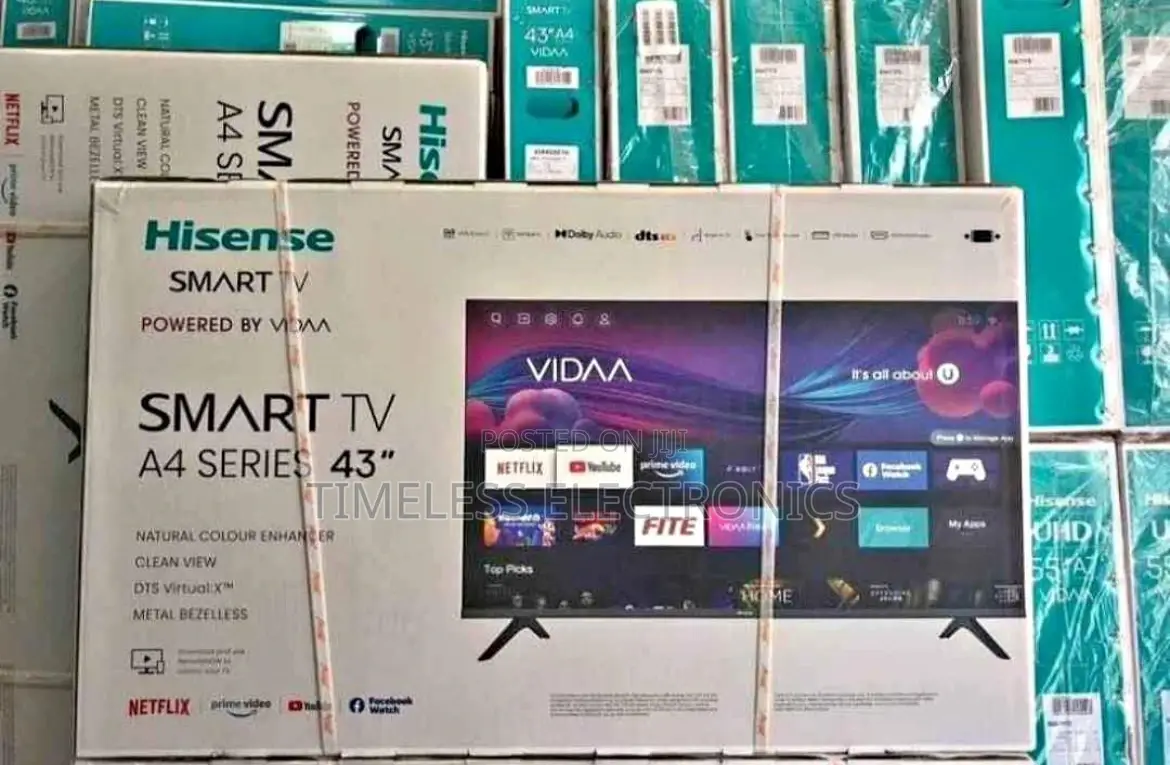 Hisense 43” Smart Tv – Smart Entertainment Made Simple!