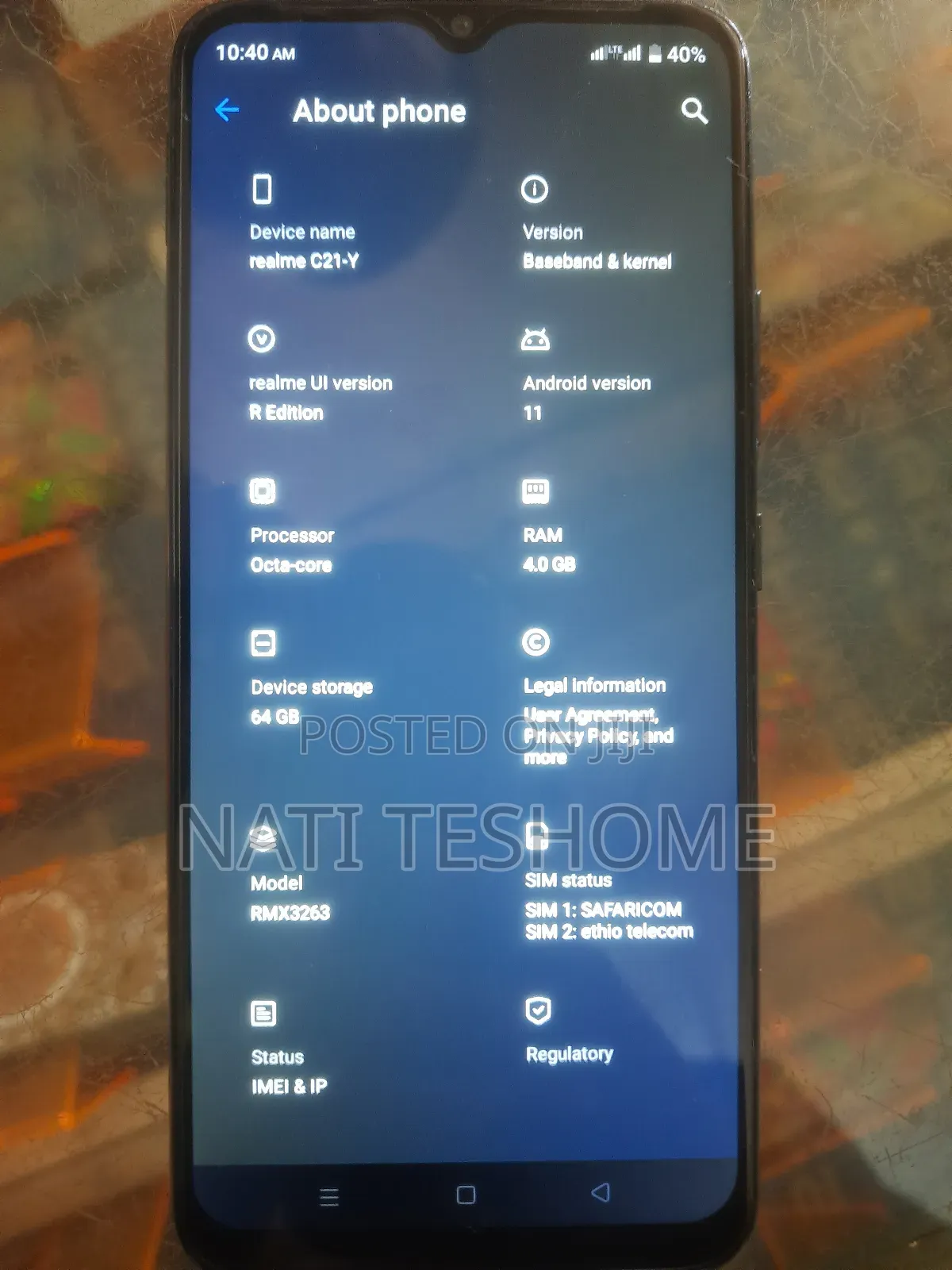 Realme C21Y 64 GB Black