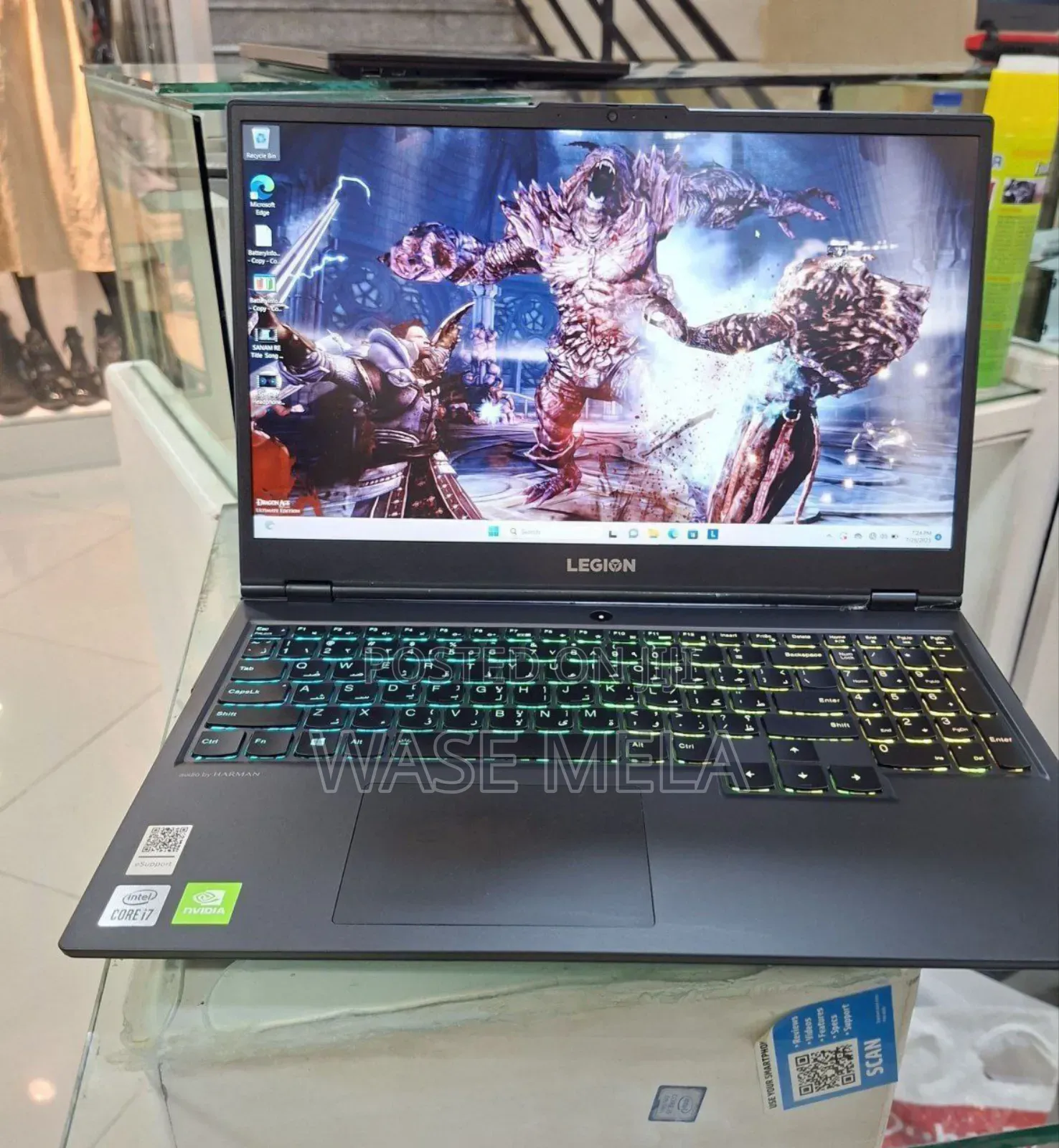 New Laptop Lenovo Legion 5 16GB Intel Core I7 SSD 1T