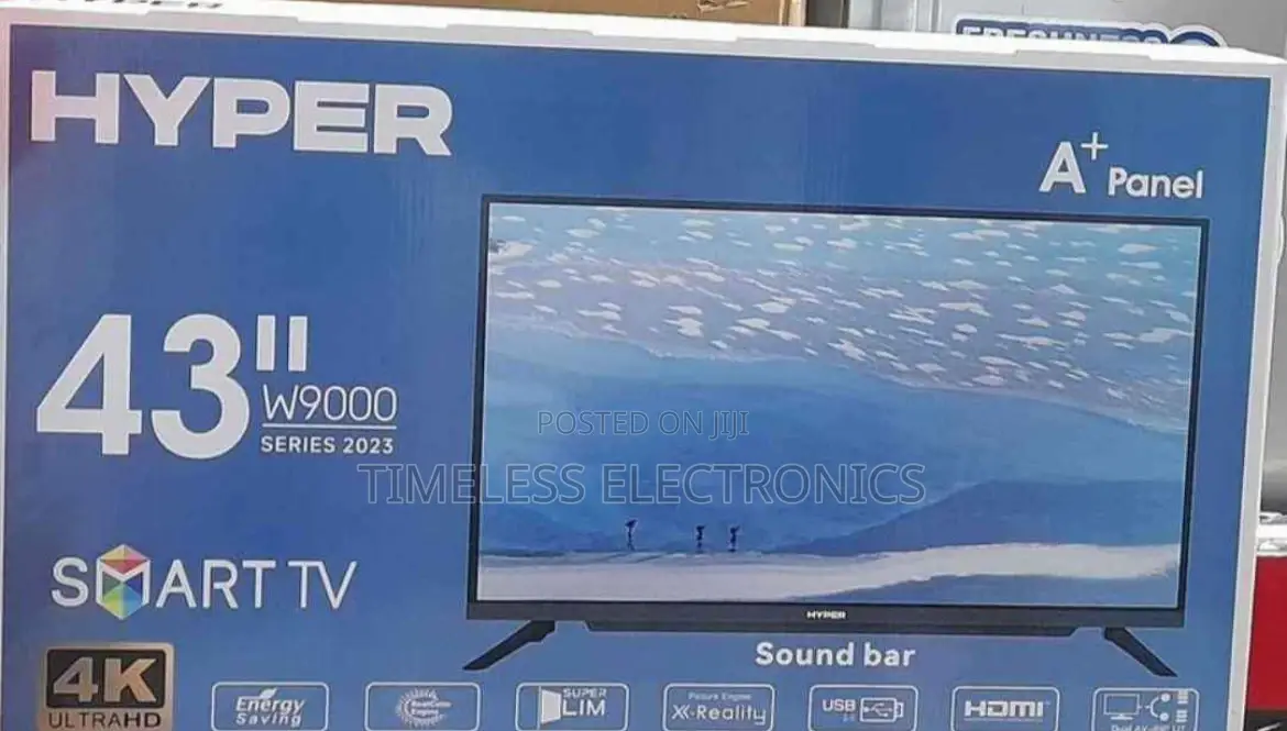  Hyper 43” Smart Android Tv – Clear, Smart Stylish!