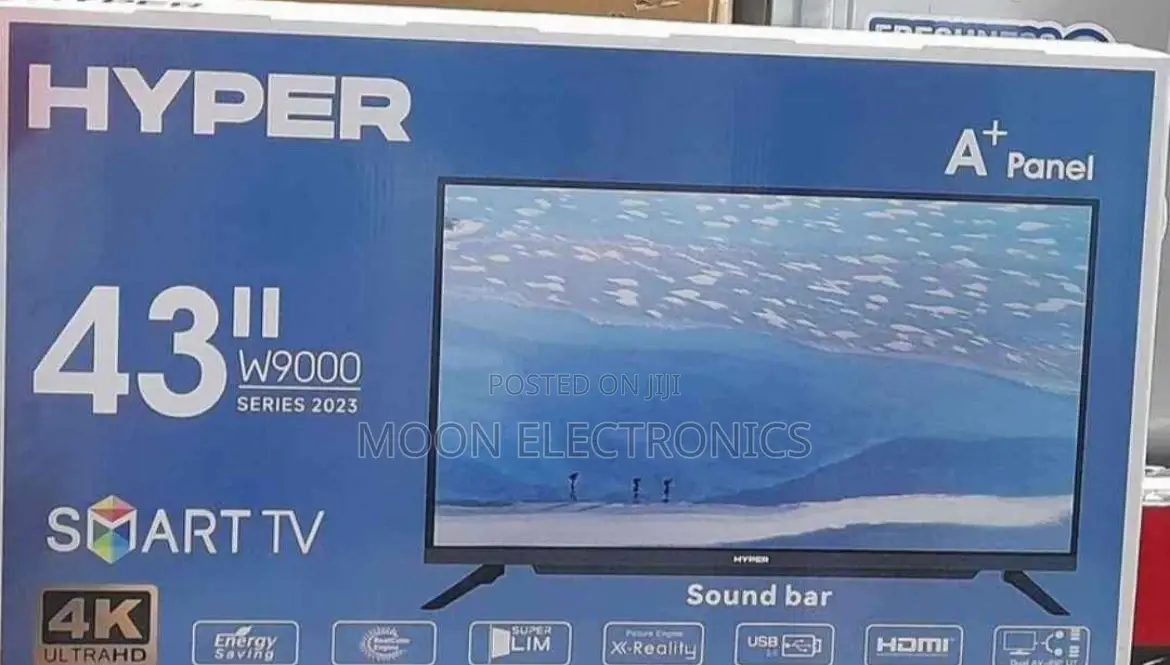 Hyper 43” Smart Android Tv – Clear, Smart Stylish!