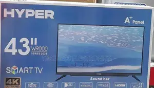  Hyper 43” Smart Android Tv – Clear, Smart Stylish!