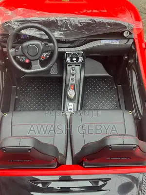 New Red Ferrari Ride-on Car for Kids - Battery Powered Toy Vehicle