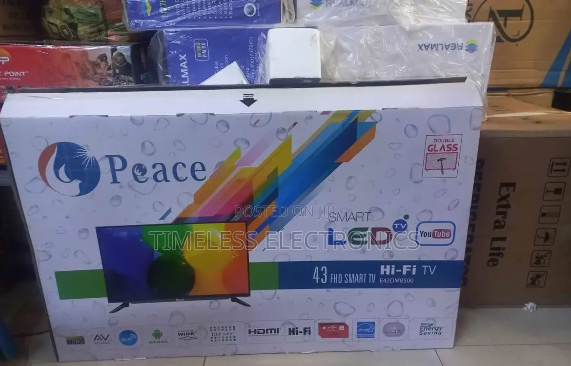 Peace 43” Smart Android Tv – Compact, Smart Reliable!