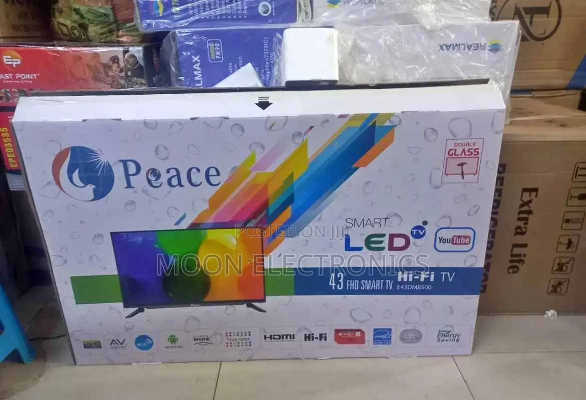Peace 43” Smart Android Tv – Compact, Smart Reliable!