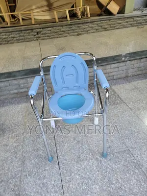 Photo - Toilet Chair睢∞Removable Bucket for Easy Cleaning።芷commode Chair Saves