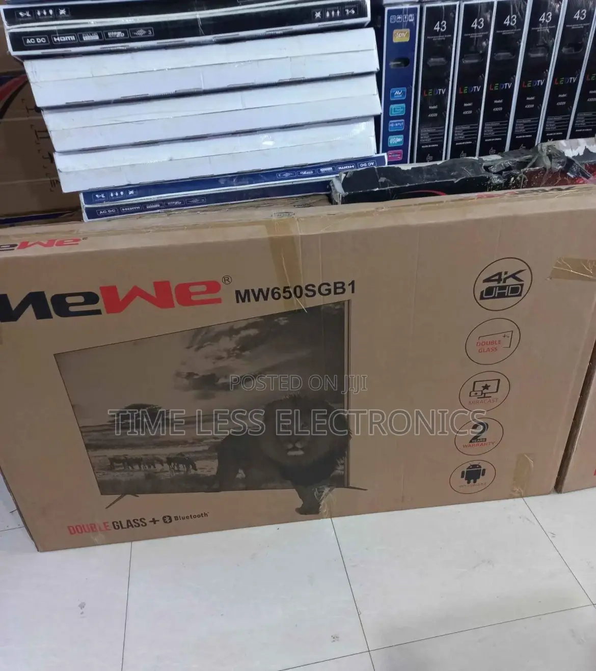  Mewe 65” Smart Android Tv – Big Screen, Smart Entertainment!