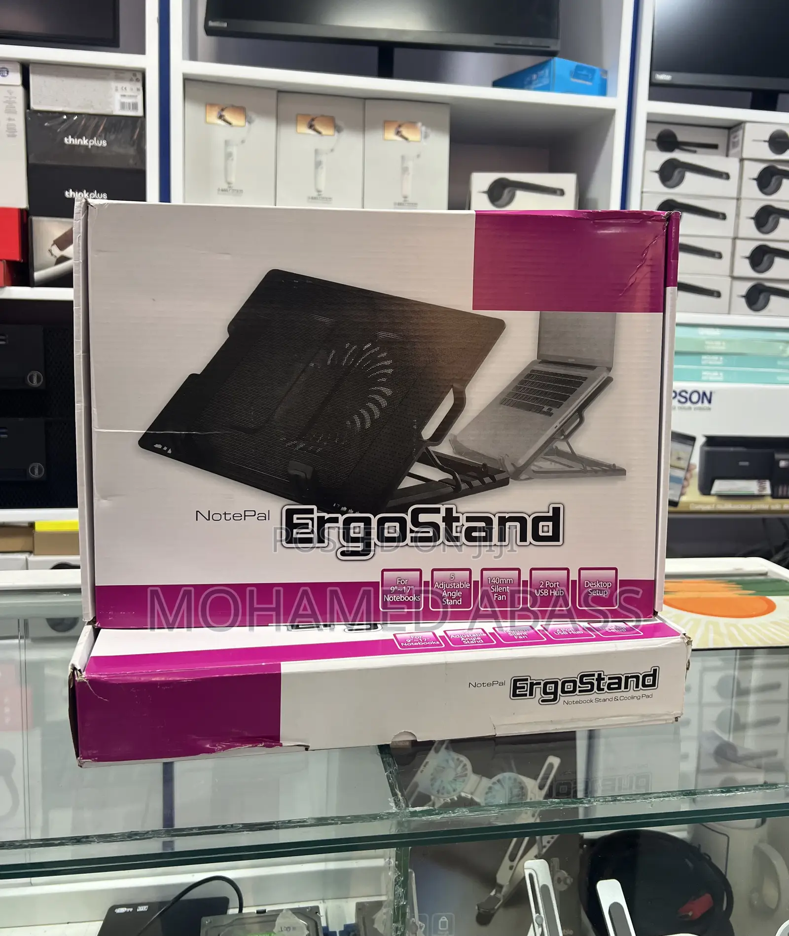 Ergostand Laptop Fan