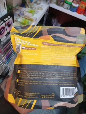 Raw African Black Soap