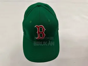 Photo - Athletic B Logo Green Fitted Baseball Cap