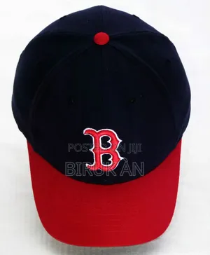 Athletic B Logo Green Fitted Baseball Cap