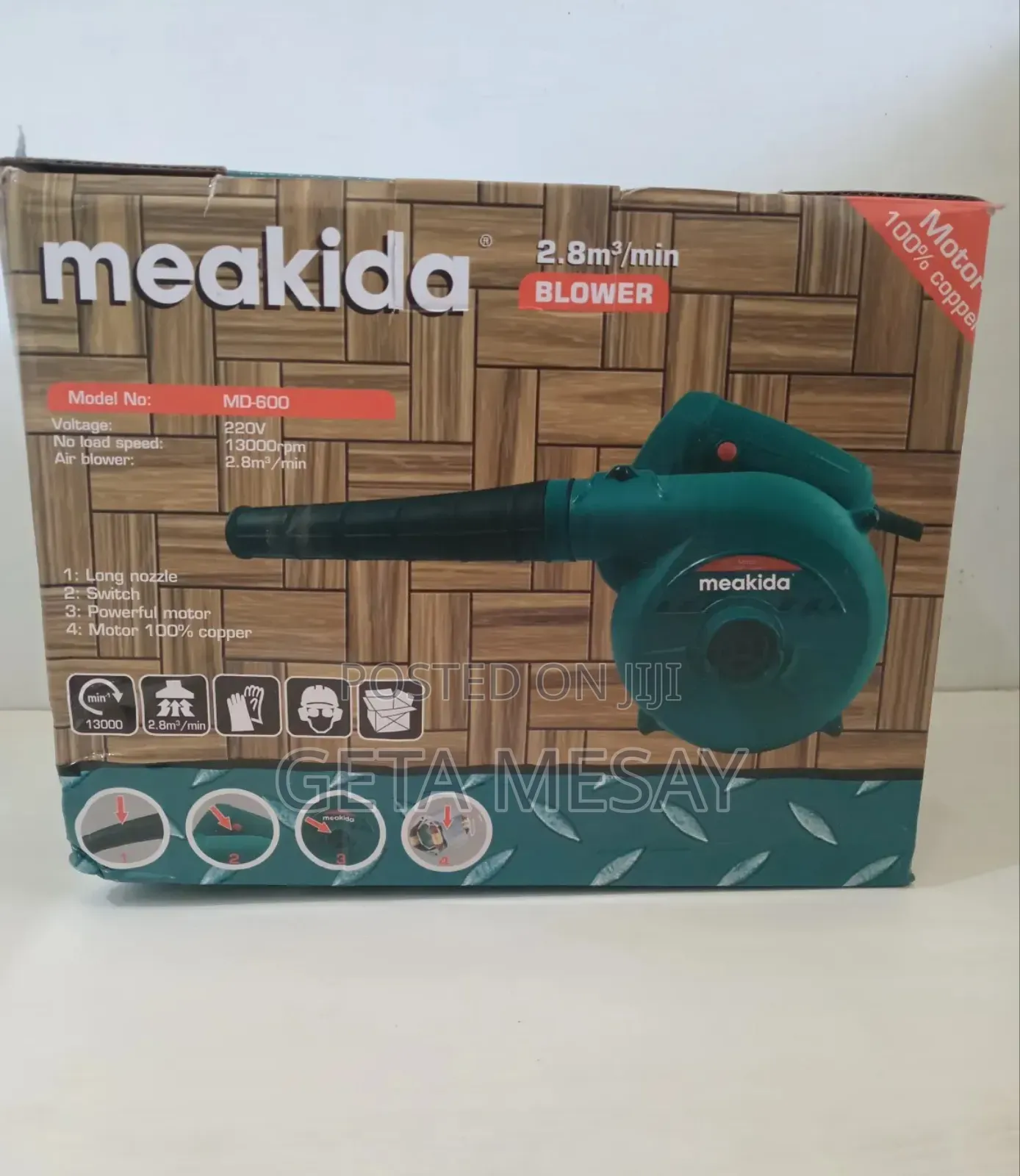 Powerful Handheld Electric Air Blower Vacuum Cleaner