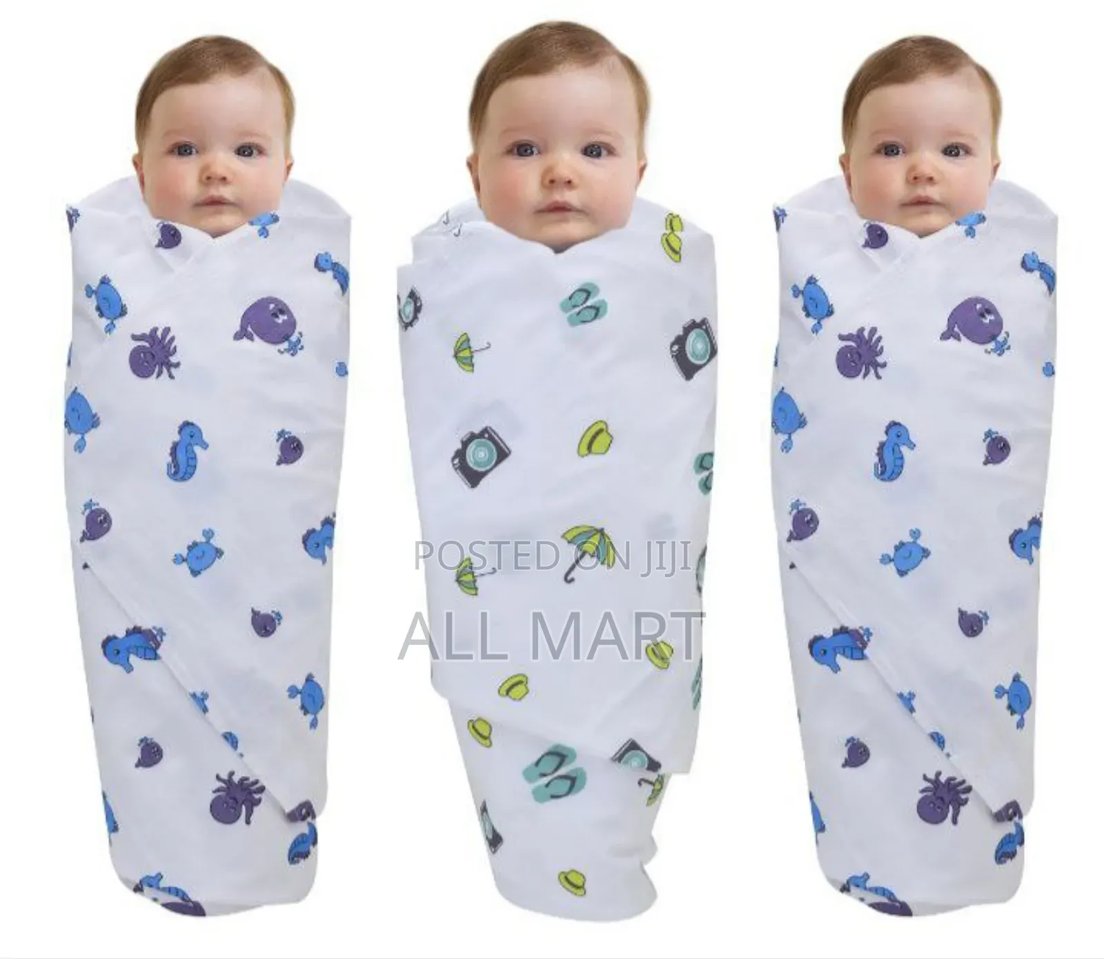 4 PCS/Set Blankets Cotton New Born Baby 
