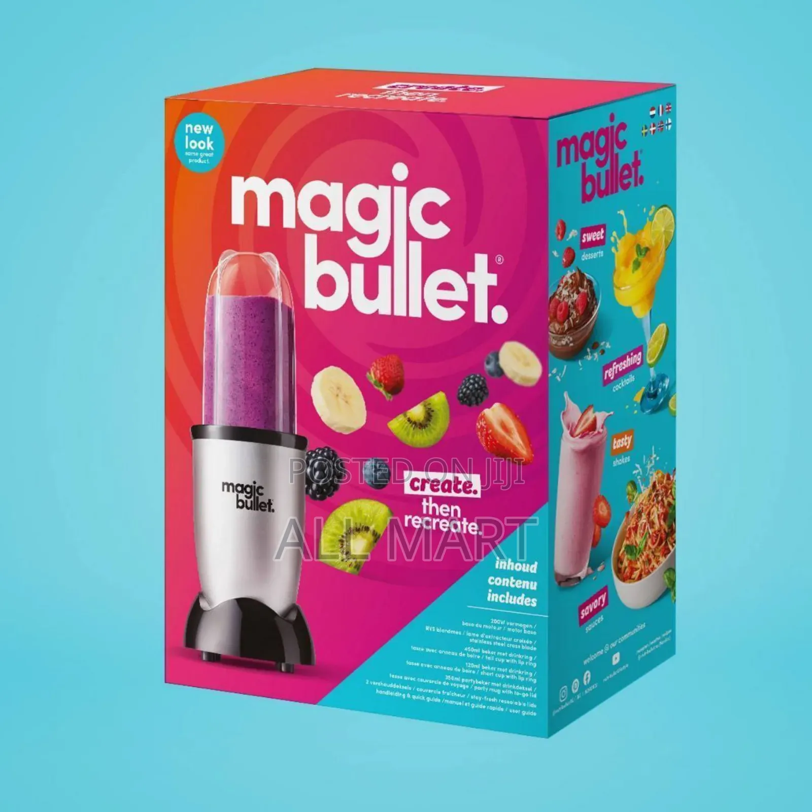 4pcs Original Majic Bullet Blender