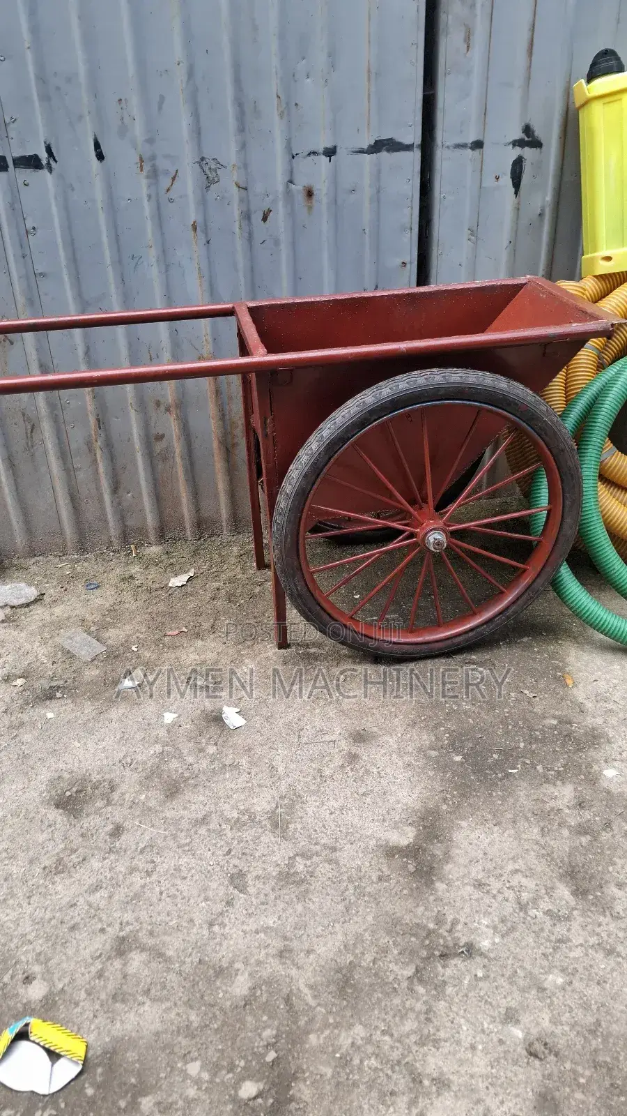 ኮንስትራክሽን ጋሪ Hand Trolley Hand Trucks Wheelbarrow