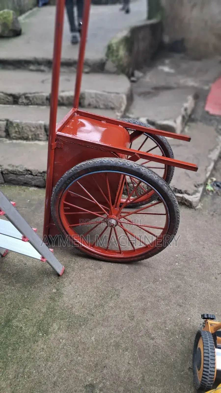 ኮንስትራክሽን ጋሪ Hand Trolley Hand Trucks Wheelbarrow