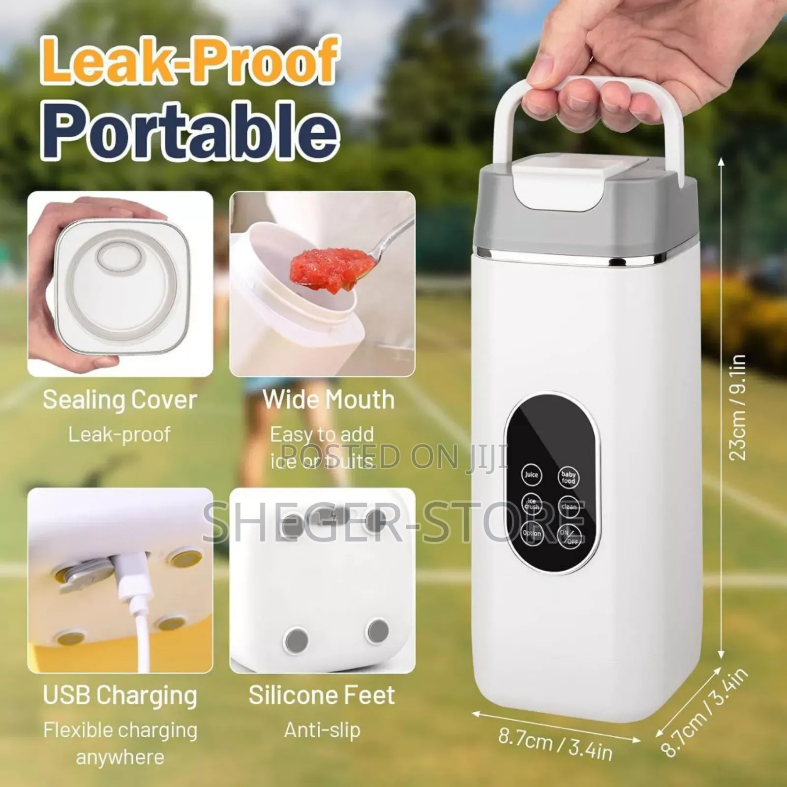 Rechargeable Portable Juicer Cup(✓በቻርጅ የሚሰራ)