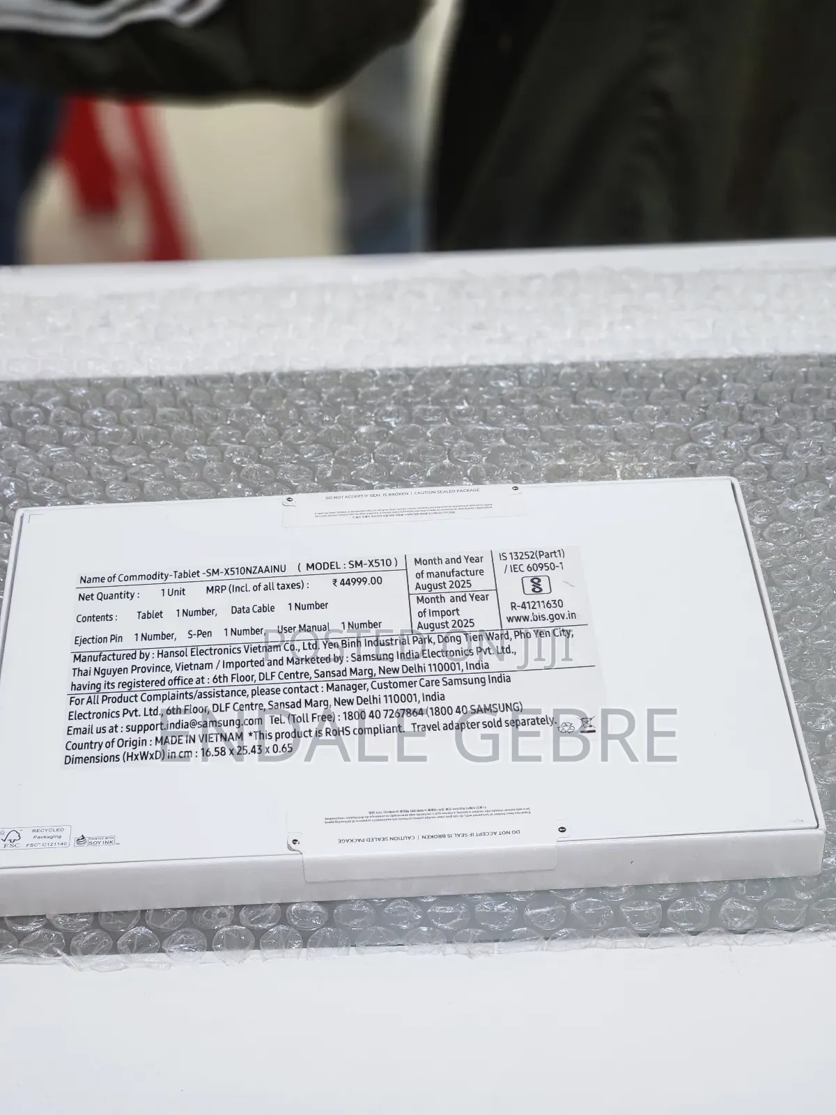 New Samsung Galaxy Tab S9 FE 128 GB Gray