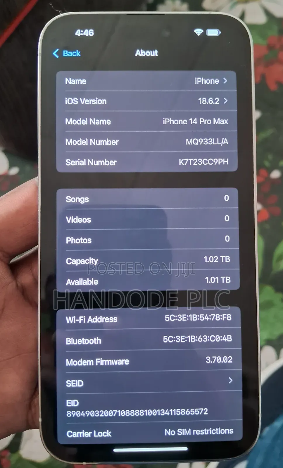 New Apple iPhone 14 Pro Max 1 TB White