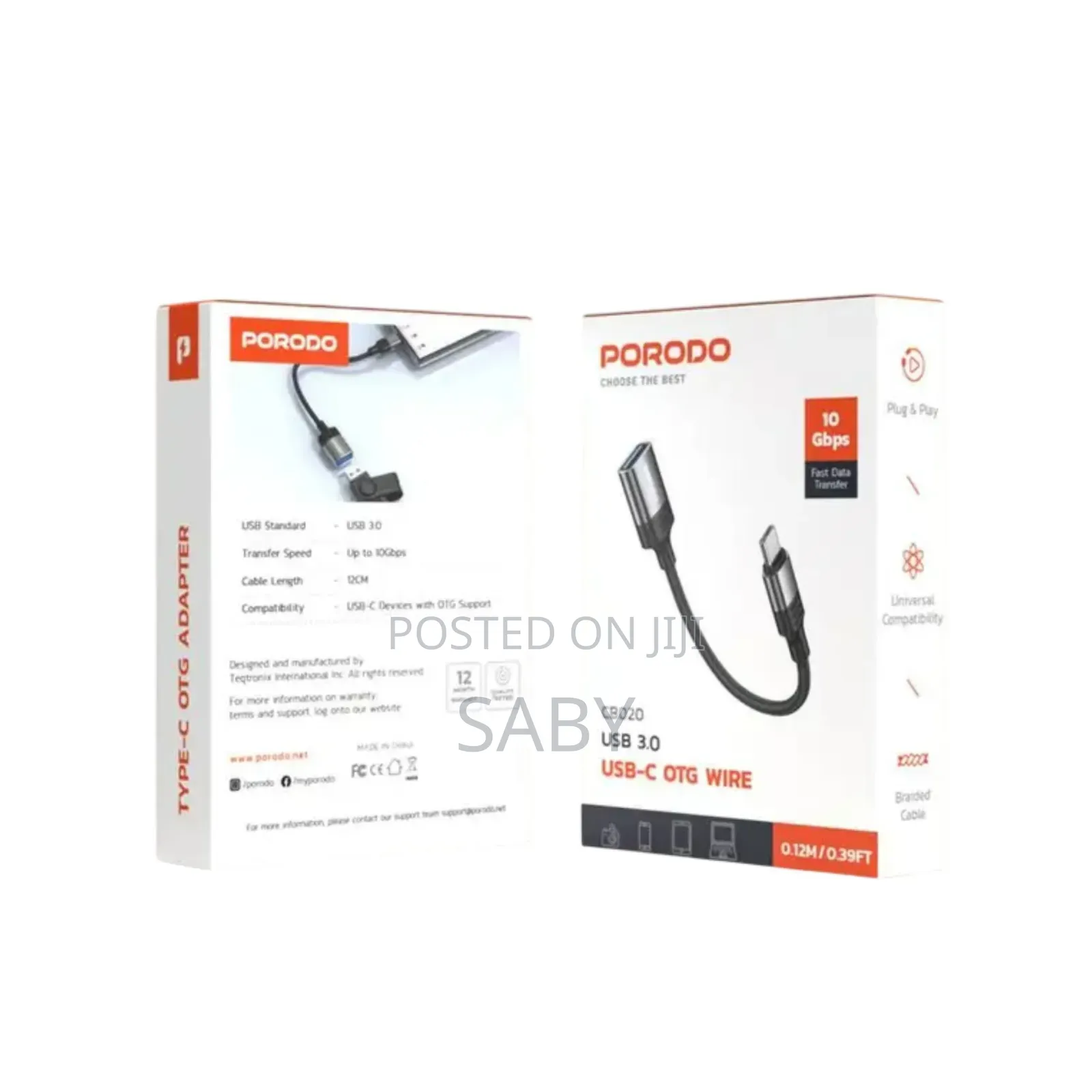 2in 1 Porodo Cable