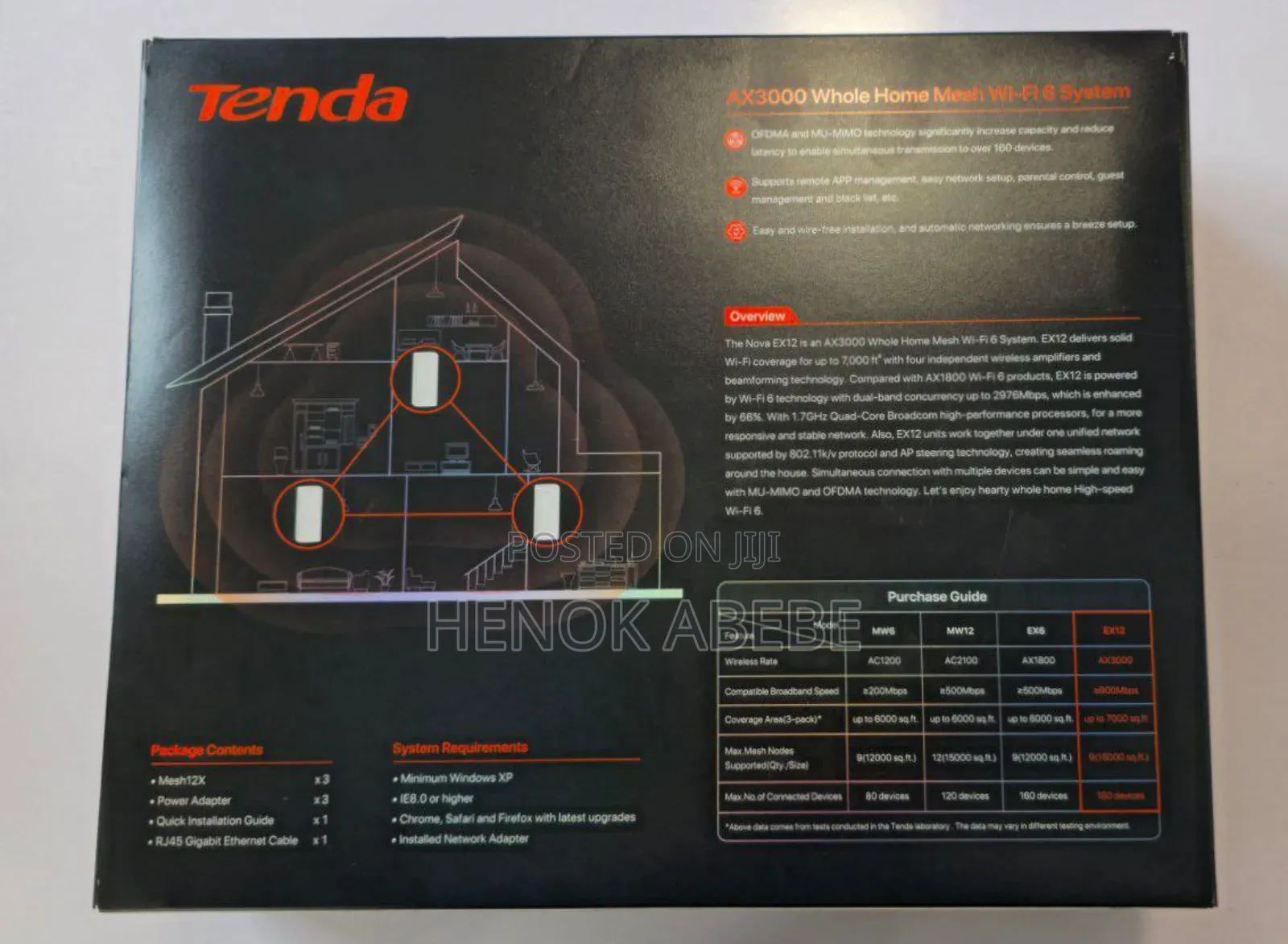 Tenda 7000ft2 Mesh Wifi6