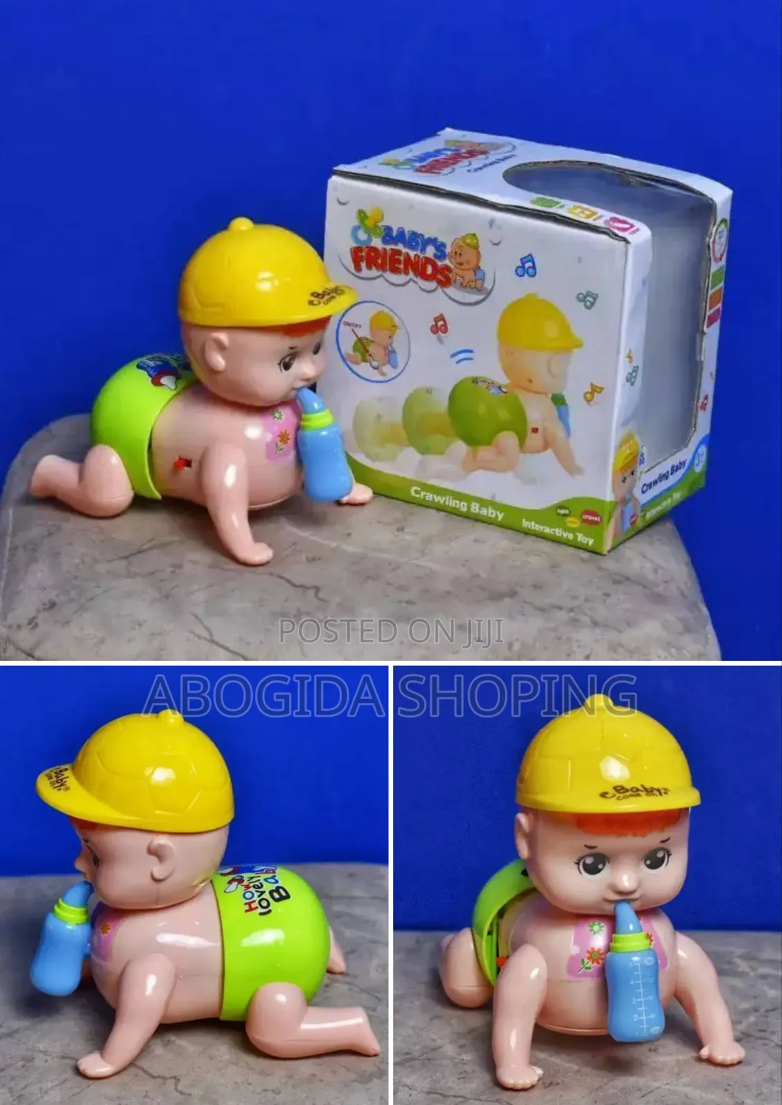 Crawling Baby Toy With Voice, Lightening and Music