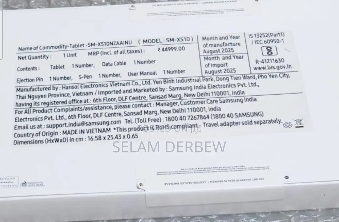 New Samsung Galaxy Tab S9 128 GB