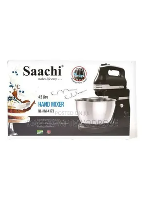 Photo -  Saachi Hand Mixer 
(4.5 Liters) 