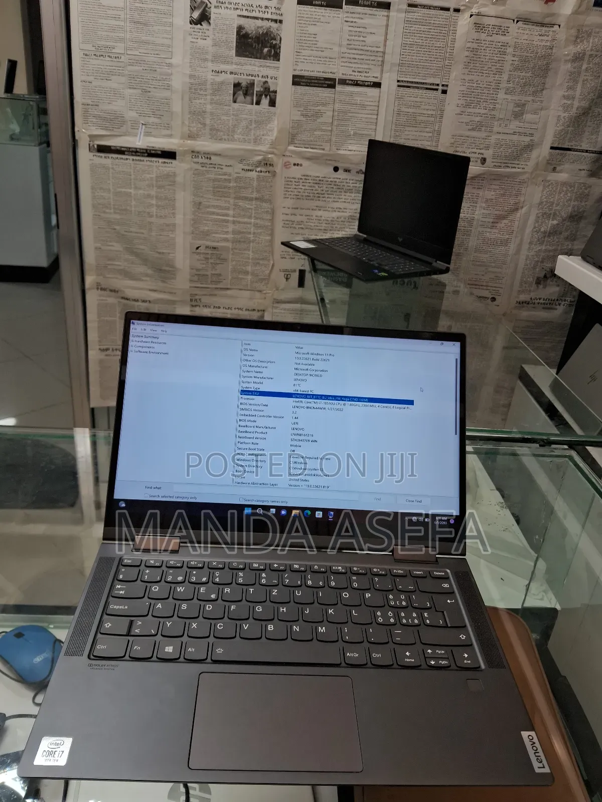 New Laptop Lenovo Yoga C740 16GB Intel Core I7 SSD 512GB