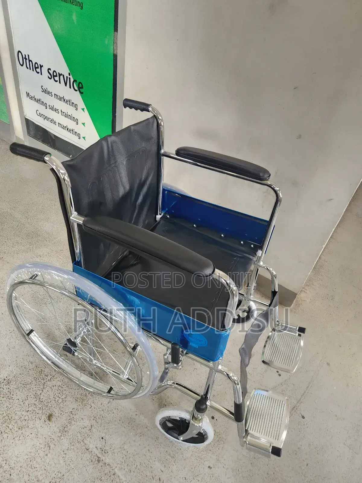 Wheelchair Foldable Medical Equipment in Ethiopia Addis Ababa New