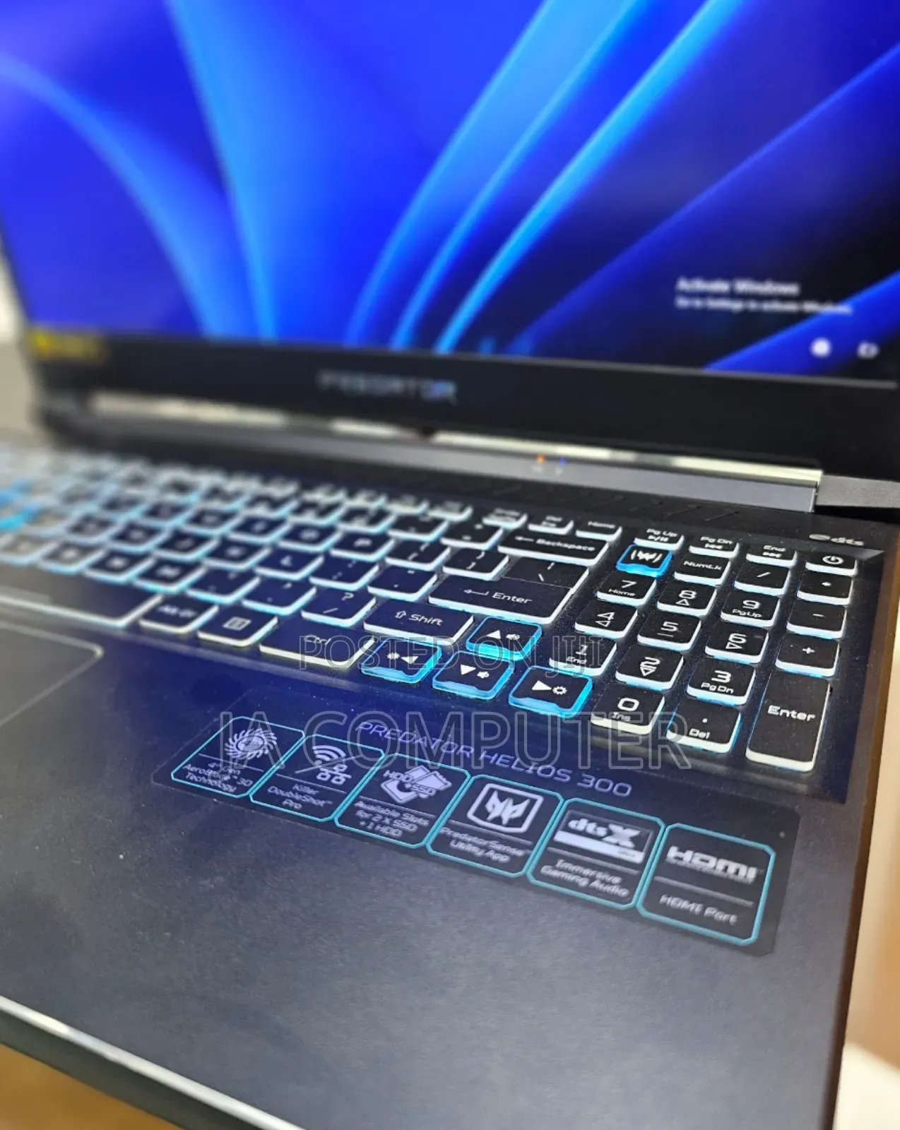 New Laptop Acer Predator Helios 300 16GB Intel Core I7 SSD 512GB