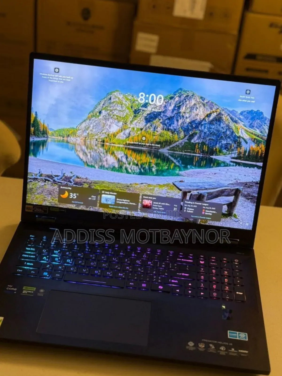 New Laptop Acer Predator Helios Neo 16 16GB Intel Core I9 SSD 1T