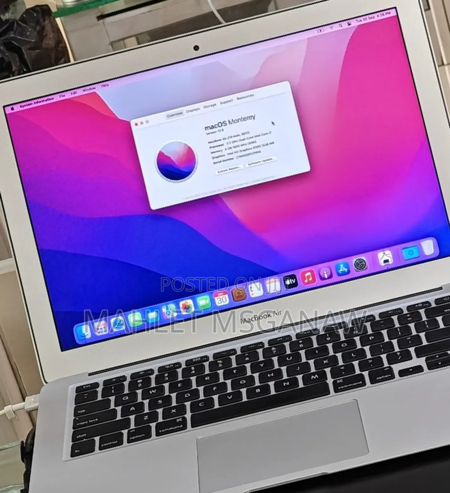 New Laptop Apple MacBook Air 2017 8GB Intel Core I7 SSD 512GB