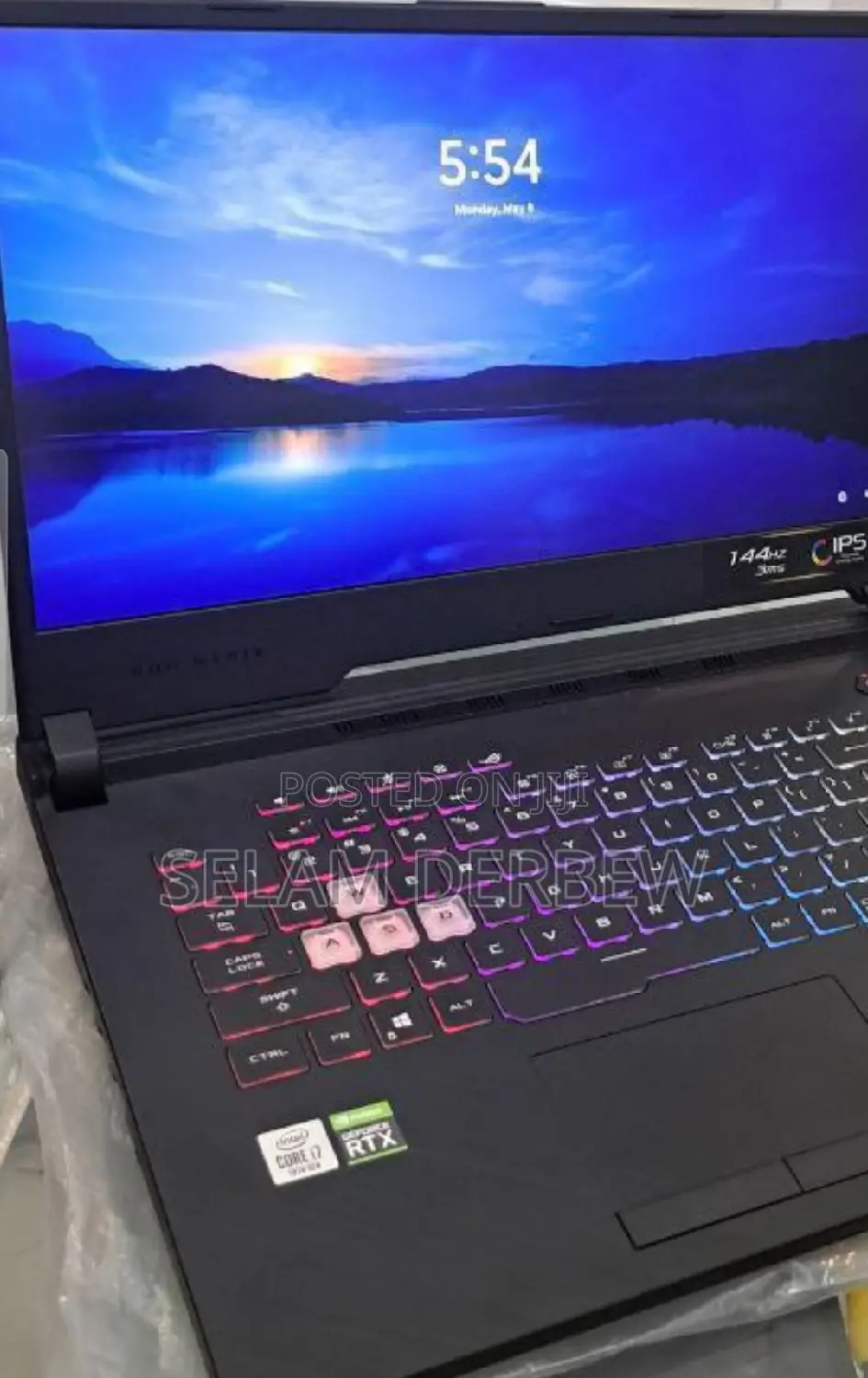 New Laptop Asus ROG Strix G15 16GB Intel Core I7 SSD 512GB