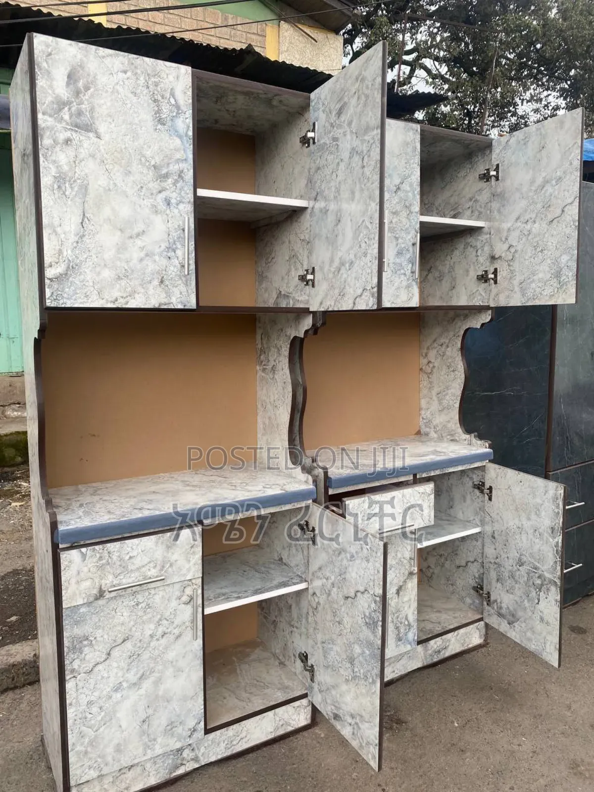 80cm MDF ላሚኔት ኪችን ካቢኔት(Kitten Cabinet) በ11500.