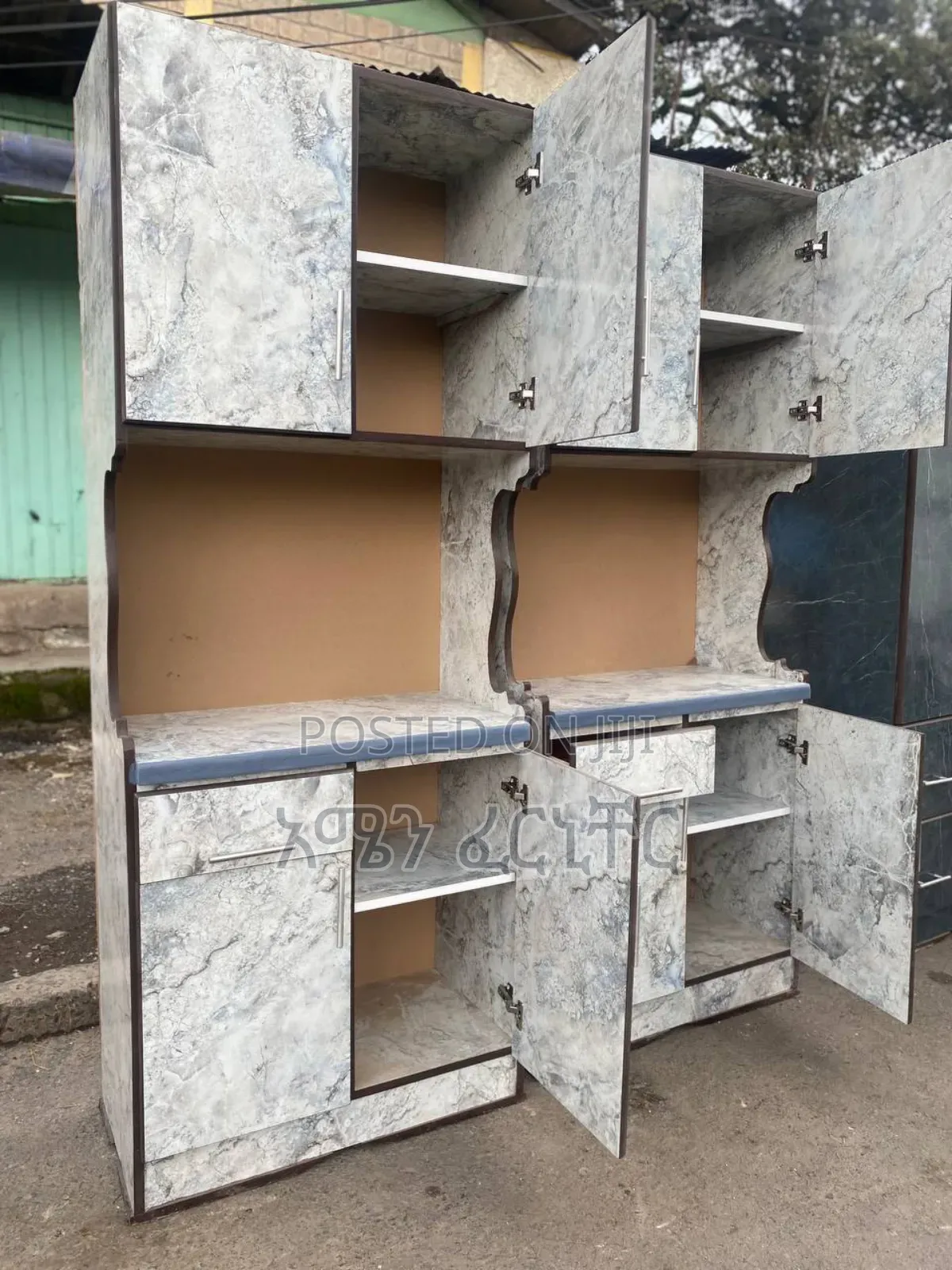 80cm MDF ላሚኔት ኪችን ካቢኔት(Kitten Cabinet) በ11500.