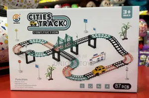 Cities Track Diy Construction Set – 87 PCS
