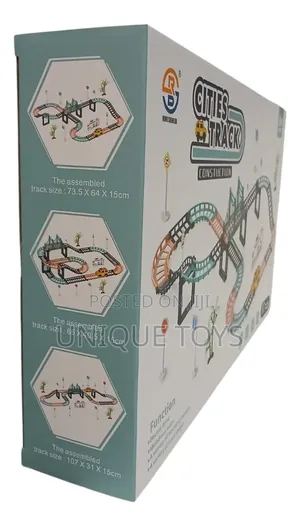 Cities Track Diy Construction Set – 87 PCS