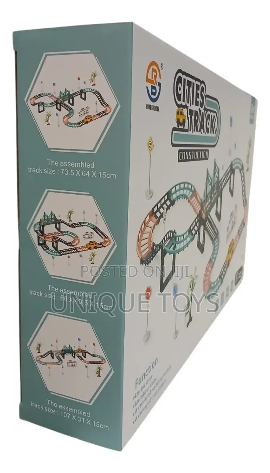 Cities Track Diy Construction Set – 87 PCS