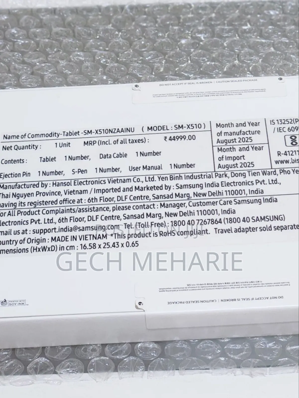 New Samsung Galaxy Tab S9 128 GB