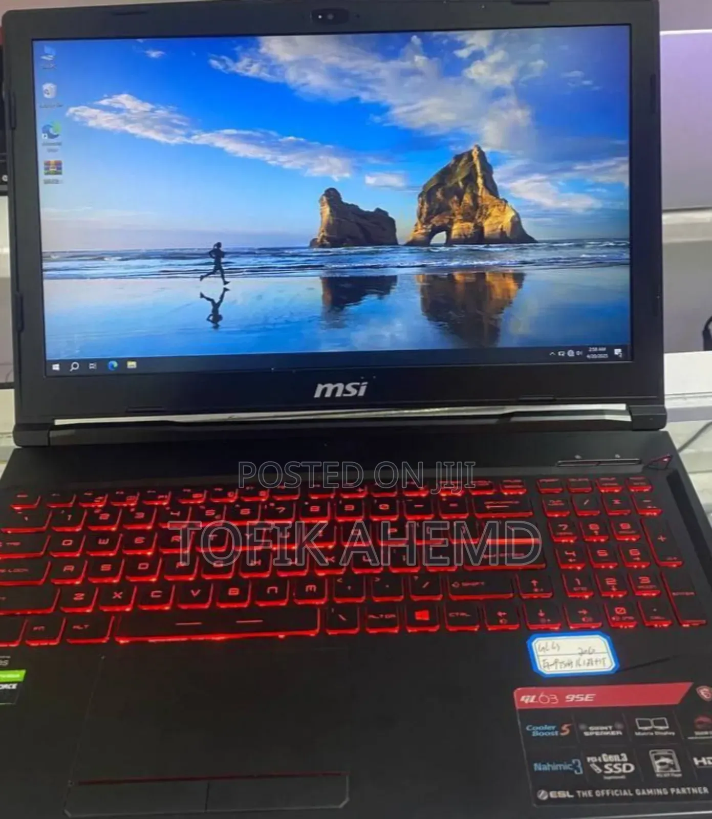 New Laptop MSI MSI Sword 17 16GB Intel Core I7 SSD 512GB