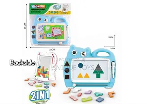 Photo - 2-in-1 Magnetic Drawing Board Mosaic Puzzle Set