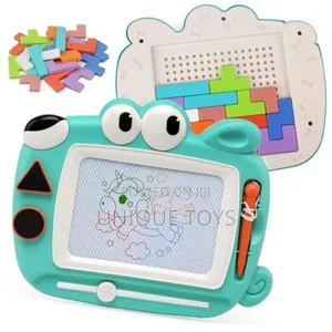 2-in-1 Magnetic Drawing Board Mosaic Puzzle Set