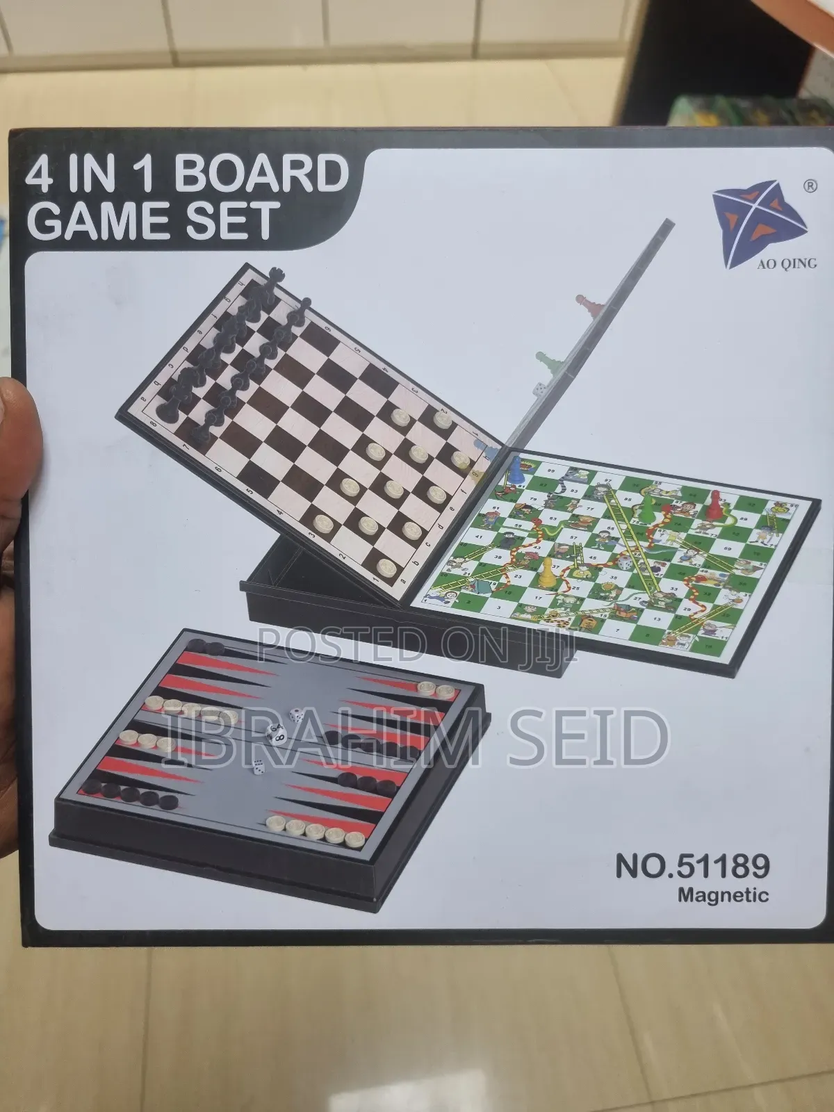 4 in 1 Board Game Set" by Ao Qing, Which Is Magnetic