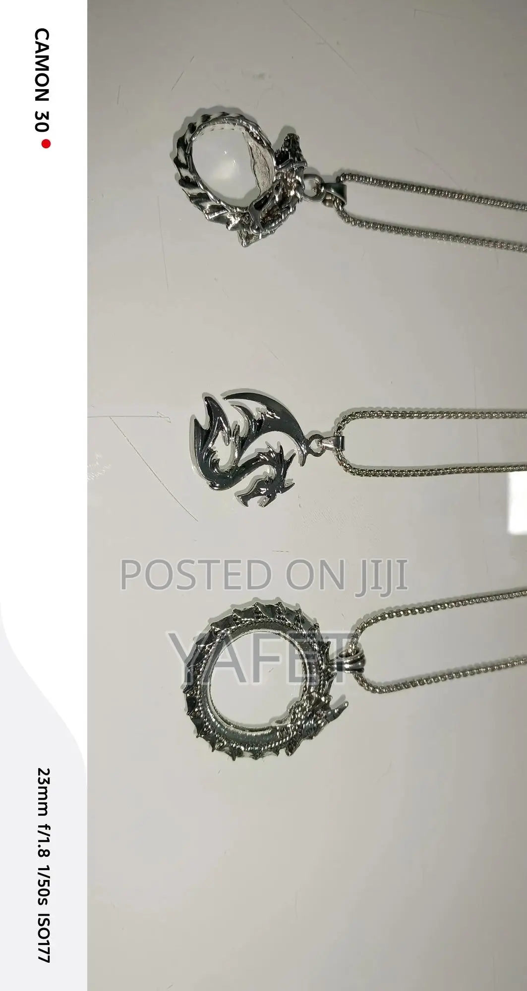 Silver Necleces and Ring