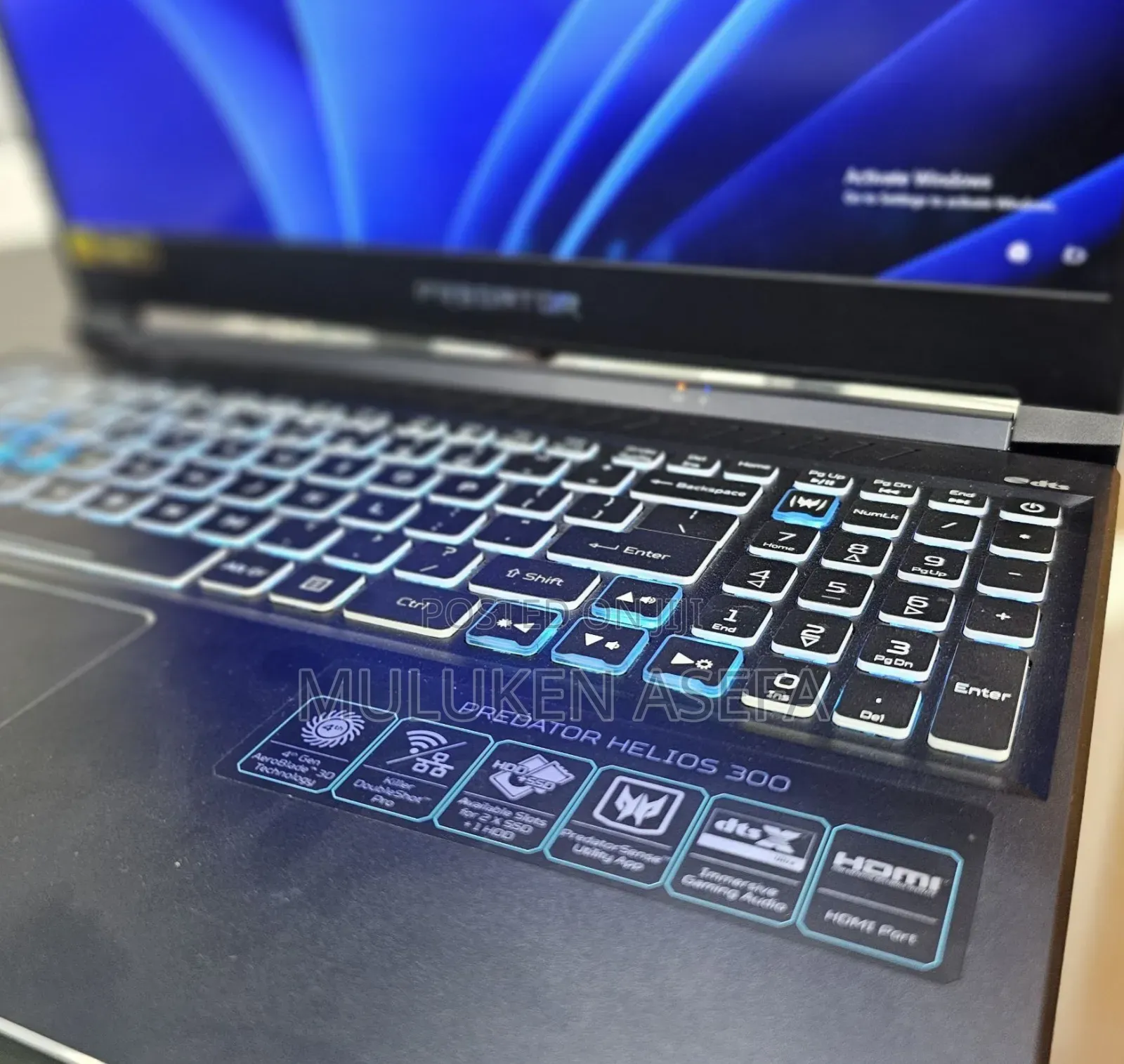 New Laptop Acer Predator Helios 300 16GB Intel Core I7 SSD 1T