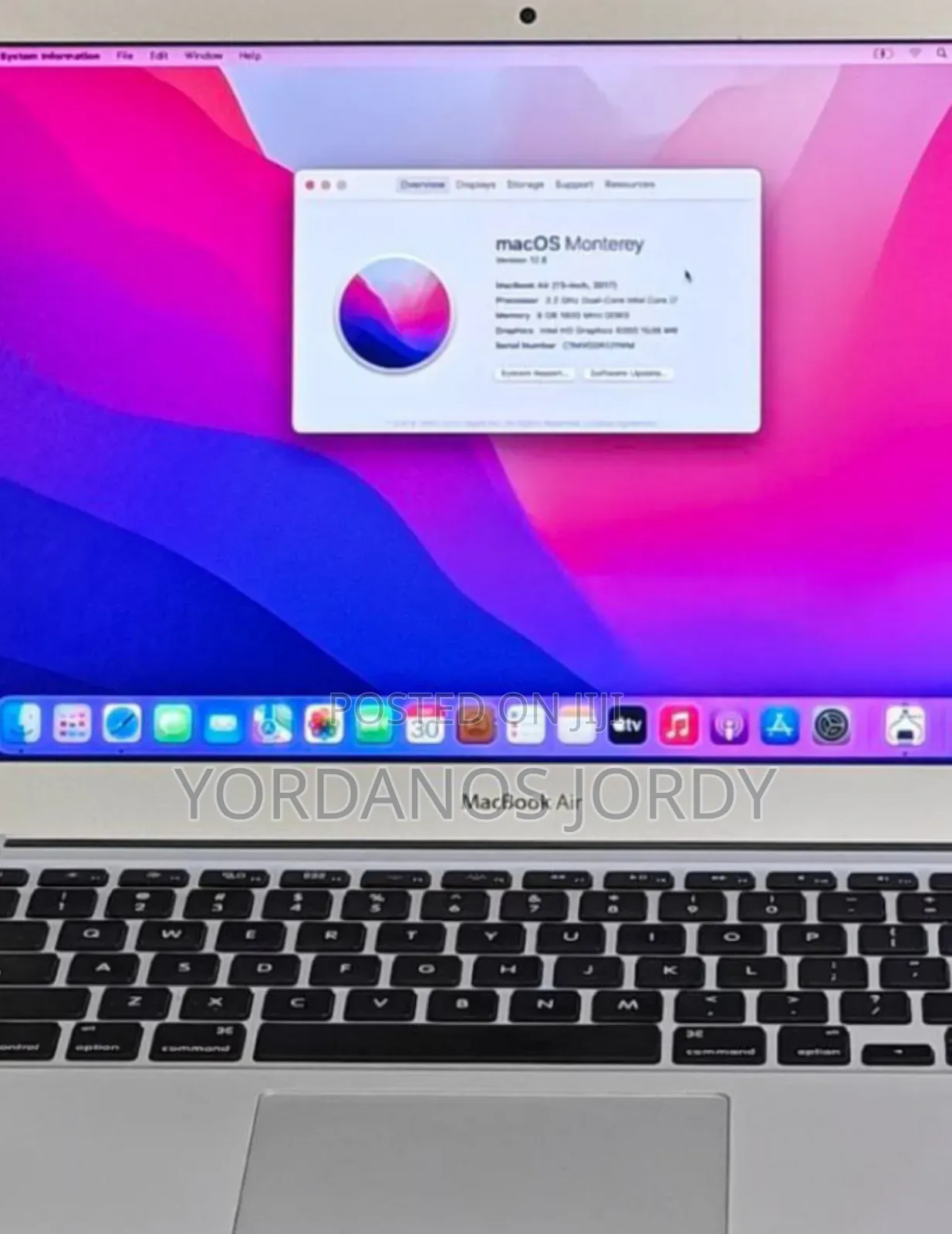 New Laptop Apple MacBook Air 2017 8GB Intel Core I7 SSD 512GB